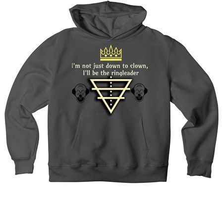Down to Clown?, a Asphalt Premium Heavyweight Pullover Hoodie