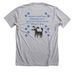 Dogs Are Better Than Diamonds, a Athletic Heather Premium Unisex Tee (back-view)