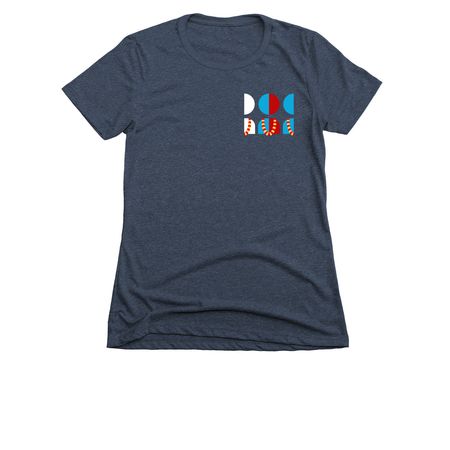 Indivisible Hawai'i Official T-Shirts, a Midnight Navy Women's Slim Fit Tee