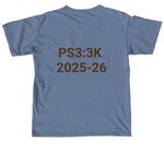 Sweetest Pea at PS 3, a Blue Jean Comfort Colors Unisex Tee (back-view)
