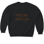 Sweetest Pea at PS 3, a Black Softstyle Crewneck Sweatshirt (back-view)