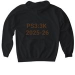Sweetest Pea at PS 3, a Black Gildan Softstyle Pullover Hoodie (back-view)