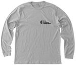 Ecosystems of Puget Sound, a Athletic Heather Premium Long Sleeve Tee (back-view)