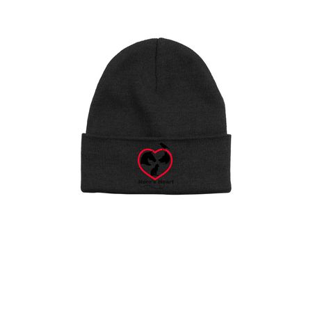 Hero's Heart Beanie, a Black Printed Base Camp Beanie