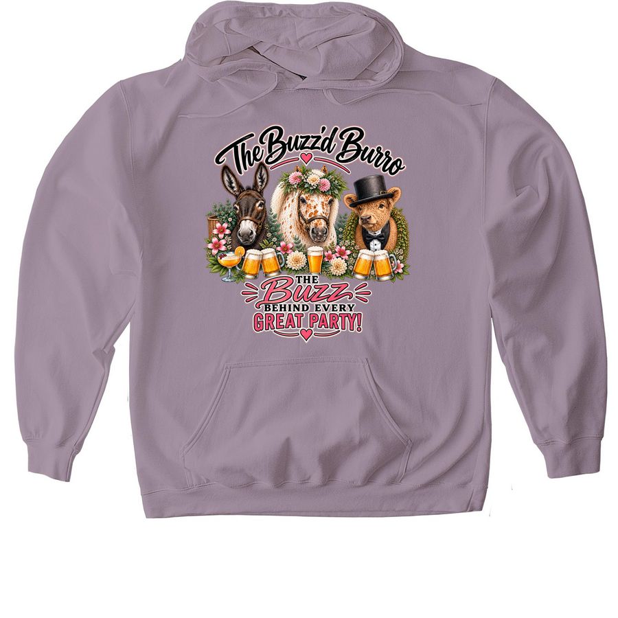 The Buzz Behind Every Great Party!!&nbsp;, a Paragon Gildan Softstyle Pullover Hoodie