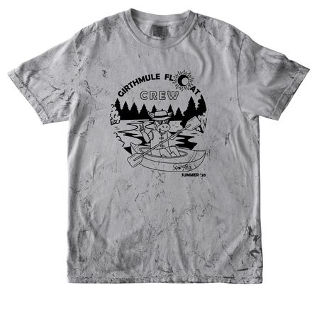 GIRTHMULE Float Crew Summer '26, a Smoke Comfort Colors Colorblast Tee