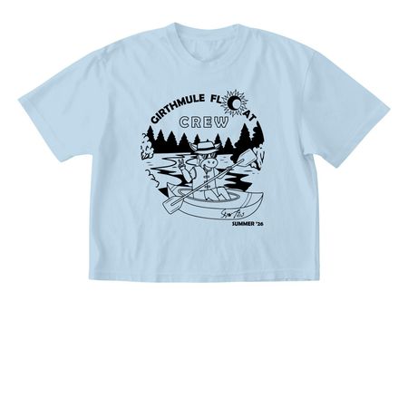 GIRTHMULE Float Crew Summer '26, a Chambray Comfort Colors Boxy Tee