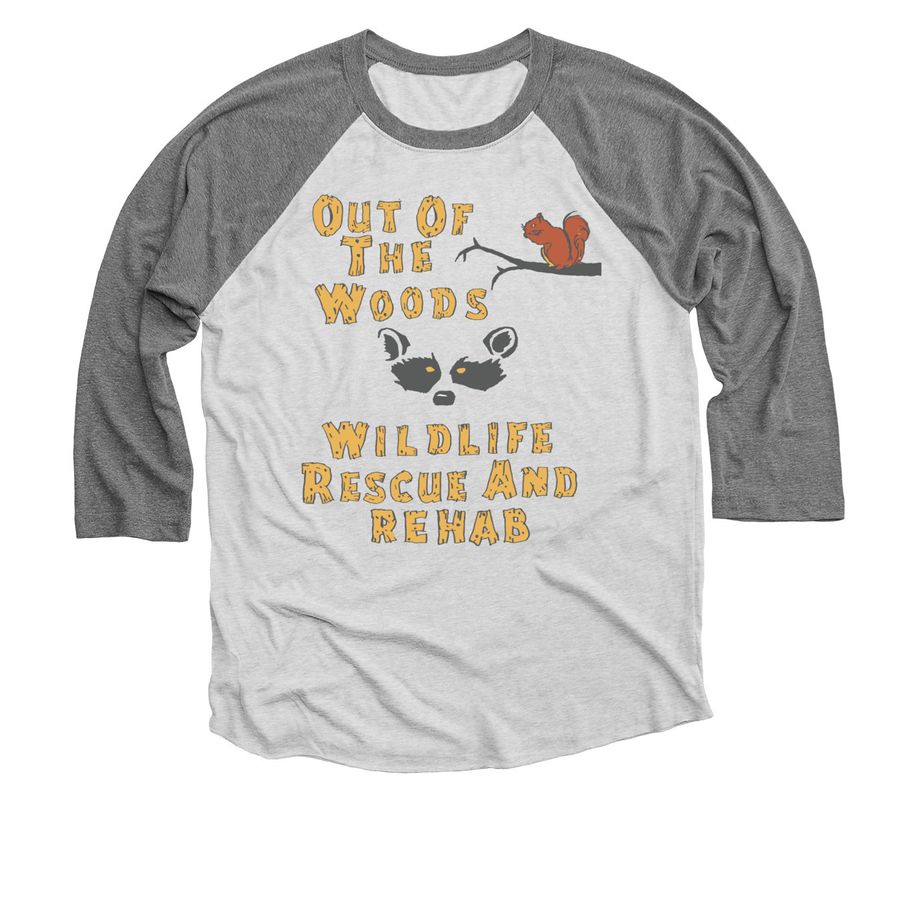 Zane's winning design!&nbsp;, a Premium Heather and Heather White 3/4 Sleeve Baseball Tee