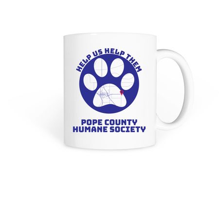 Help Us Help Them Mug, a White Coffee Mug