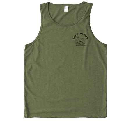 Apparel at Goose Hill Farm, a Olive You Green Allmade Eco Triblend Tank
