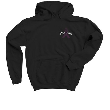 #JDstrong Youth, a Black Youth Pullover Hoodie