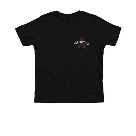 #JDstrong Youth, a Solid Black Blend Premium Youth Tee