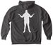 TPAN, a Pepper Comfort Colors Pullover Hoodie (back-view)