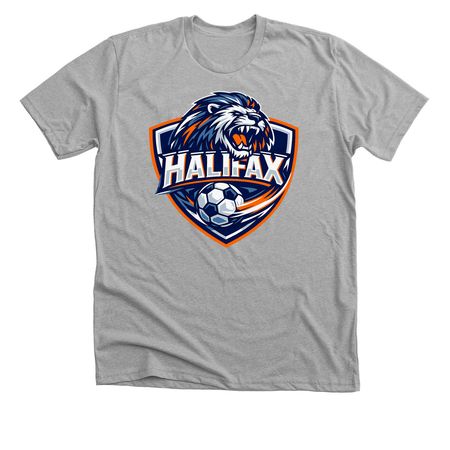 HCMS Lions, a Athletic Heather Premium Unisex Tee