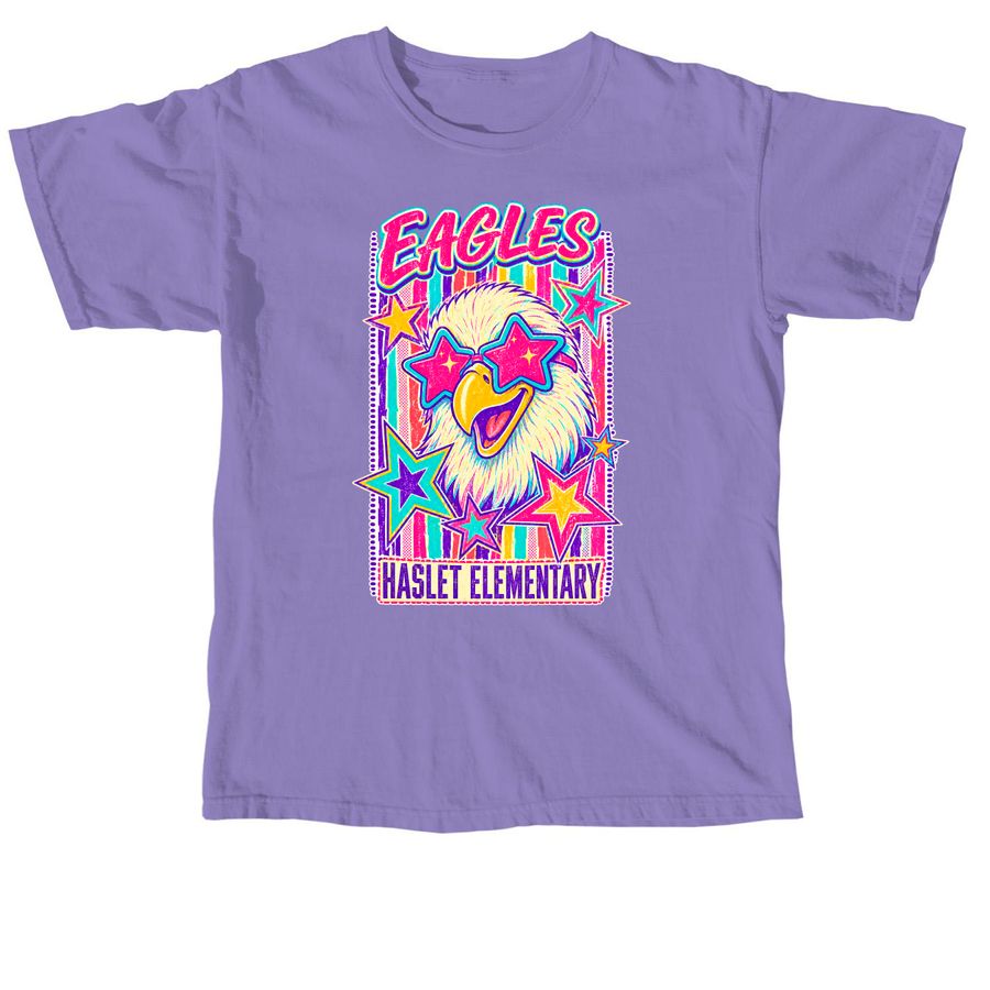 Haslet Star, a Violet Comfort Colors Unisex Tee
