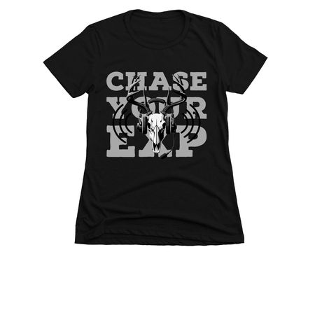 EXP Podcast, a Black Women's Slim Fit Tee