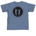 VMS 1987, a Blue Jean Comfort Colors Unisex Tee (back-view)