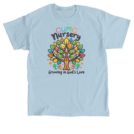 CUMC Nursery, a Light Blue Classic Unisex Tee