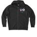 PSIA-AASI Eastern Region 2026 Shirts - back, a Dark Heather Grey Stanley/Stella Unisex Cultivator 2.0 Zip Up Pullover Hoodie