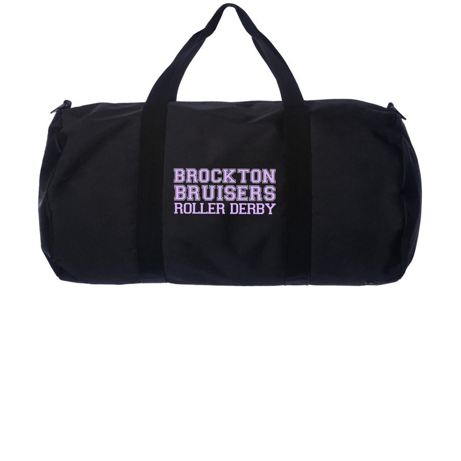 Varsity Lettering Lilac Ink Duffle&nbsp;, a Black Day Tripper Duffel Bag