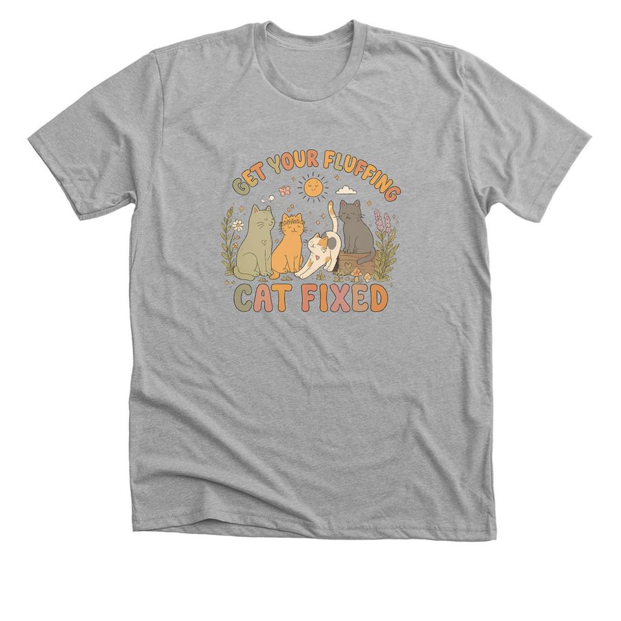 Spay/Neuter Awareness, a Athletic Heather Premium Unisex Tee