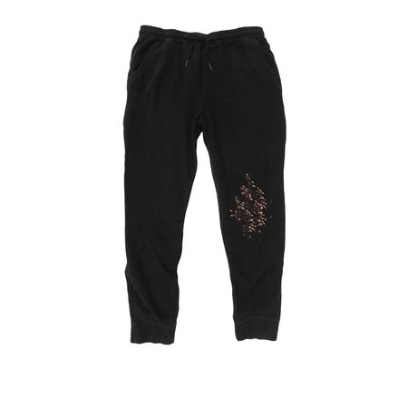 Whipped Capsule, a Black Midweight Fleece Joggers