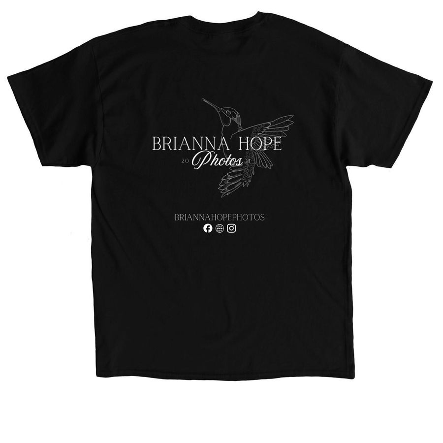 Brianna Hope Photos, a Black Classic Unisex Tee