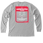 USCA Women's Polo, a Athletic Heather Premium Long Sleeve Tee (back-view)