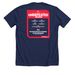 USCA Women's Polo, a Solid Navy Blend Premium Unisex Tee (back-view)