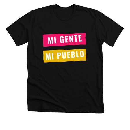 Mi Gente_New Logo, a Solid Black Blend Premium Unisex Tee