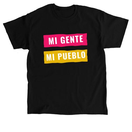Mi Gente_New Logo, a Black Classic Unisex Tee
