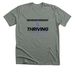 Neurodivergent & THRIVING, a Deep Heather Premium Unisex Tee
