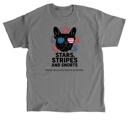 Stars, Stripes and Snorts!, a Charcoal Classic Unisex Tee