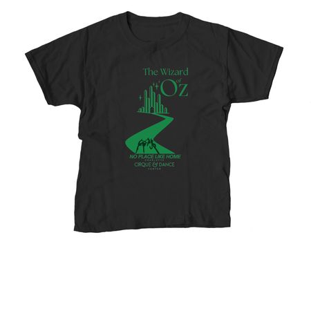 No Place Like Home, a Black Youth Unisex Tee