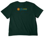 Sol Woman (Mustard), a Forest Women's Heavyweight Tee (back-view)