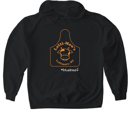 Blue Beef, a Black Gildan Softstyle Pullover Hoodie