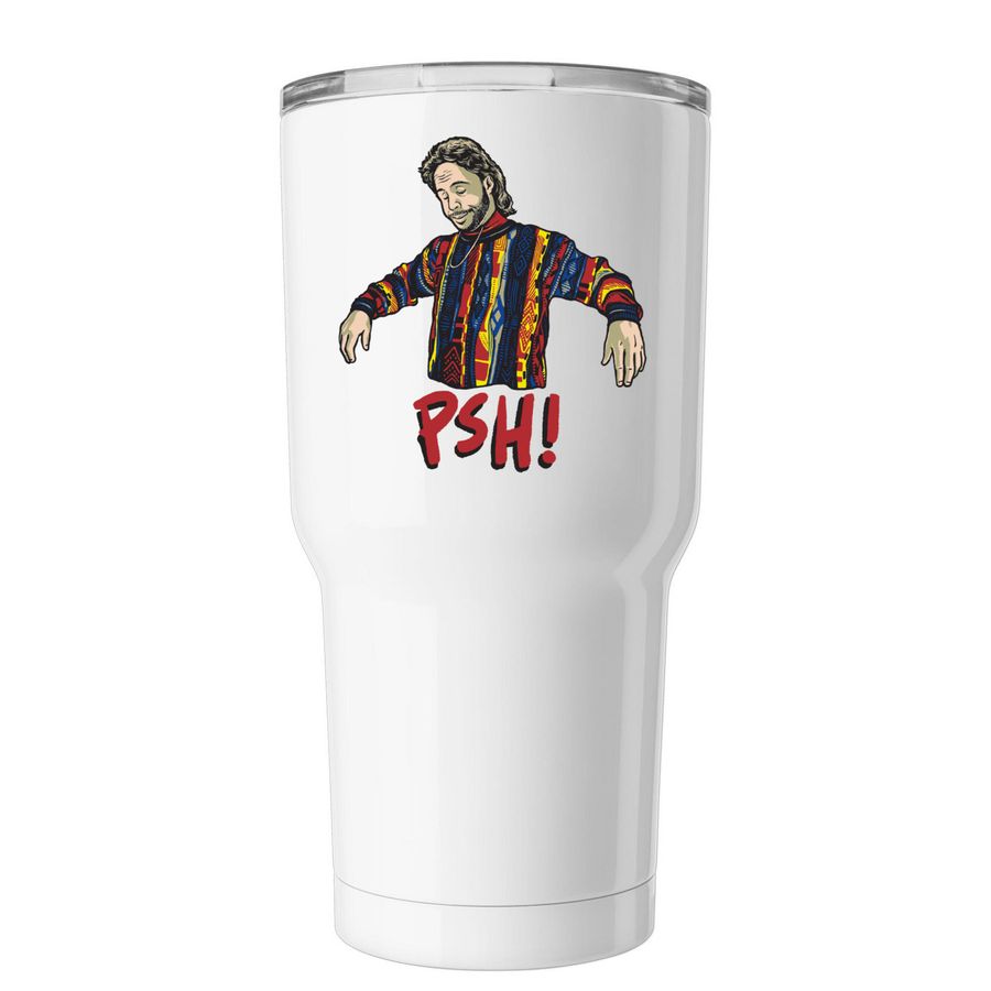 PSH! Tumbler, a White Insulated Tumbler