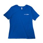 Shirts-Stronger Together, a True Royal Women?s Relaxed Cotton Tee (back-view)