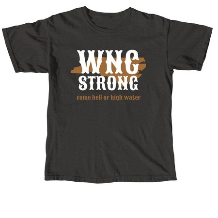 WNC STRONG hurricane relief, a Pepper Comfort Colors Unisex Tee