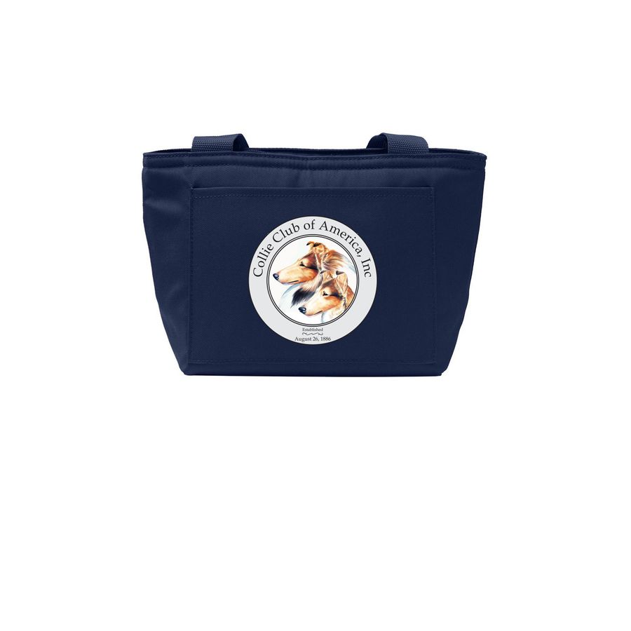 Lunch Tote Collie Club of America, a River Blue Navy Insulated Lunch Tote