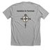 Isolation Is Terminal, a Athletic Heather Premium Unisex Tee (back-view)