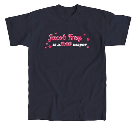 Tell Jacob Frey, a Navy Union Made Unisex Tee