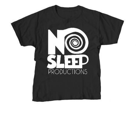 No Sleep spiral, a Black Youth Unisex Tee