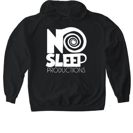 No Sleep spiral, a Black Gildan Softstyle Pullover Hoodie