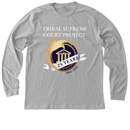 Tribal Supreme Court Project 25 Anniv. Shirts, a Athletic Heather Premium Long Sleeve Tee