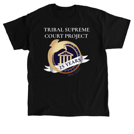 Tribal Supreme Court Project 25 Anniv. Shirts, a Black Classic Unisex Tee
