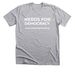 Nerds for Democracy, a Athletic Heather Premium Unisex Tee