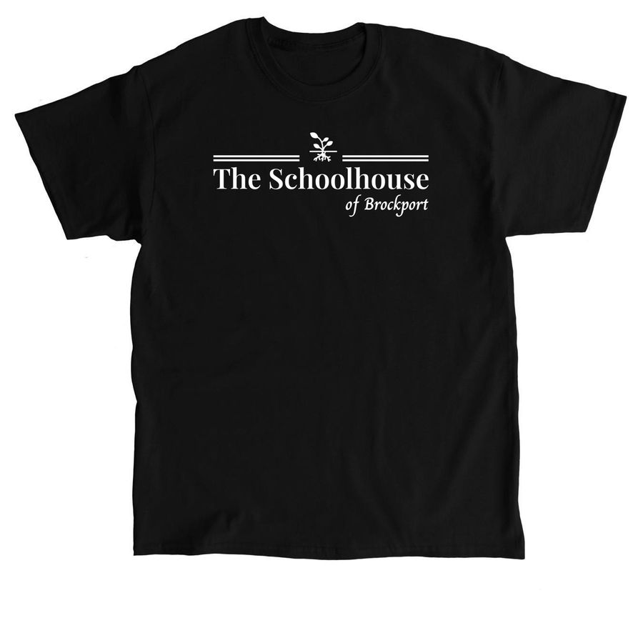 The Schoolhouse Logo, a Black Classic Unisex Tee