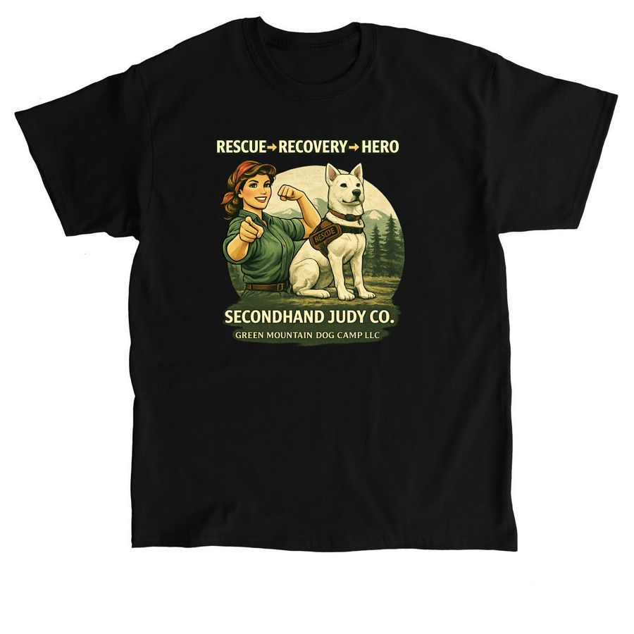 Be a Judy. Rescue a Dog., a Black Classic Unisex Tee