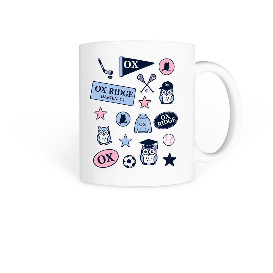Ox Mug, a White Coffee Mug